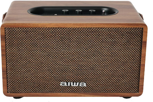 Aiwa Retro Plus MIX150/BR Ηχείο Bluetooth 80W με Διάρκεια Μπαταρίας έως 14 ώρες Καφέ