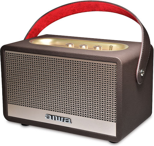Aiwa Retro Heritage Lite Bluetooth Speaker 40W with Battery Life up to 11 hours Gold