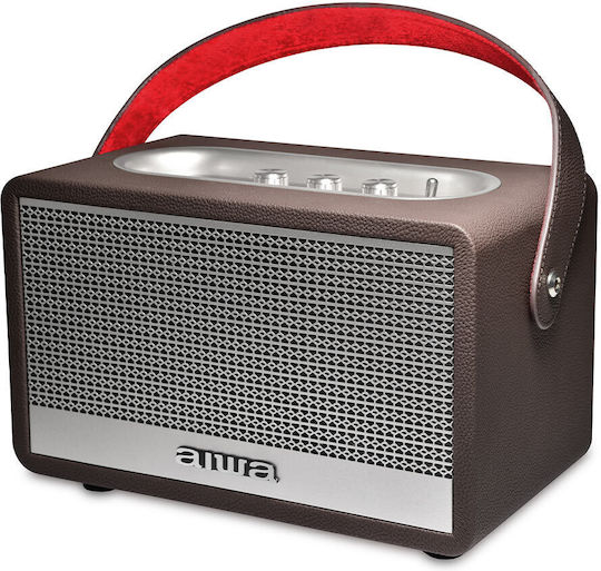 Aiwa Retro Heritage Lite Bluetooth Speaker 40W with Battery Life up to 11 hours Silver