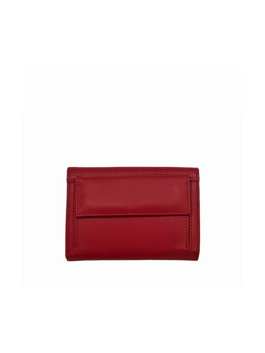 Guy Laroche Small Leather Women's Wallet with RFID Red