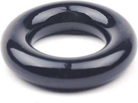 Toyboy Thick Stretchy Jelly Soft Cock Ring Black