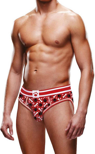 Prowler Jockstrap Sexy pentru bărbați Deschise Slipuri Red