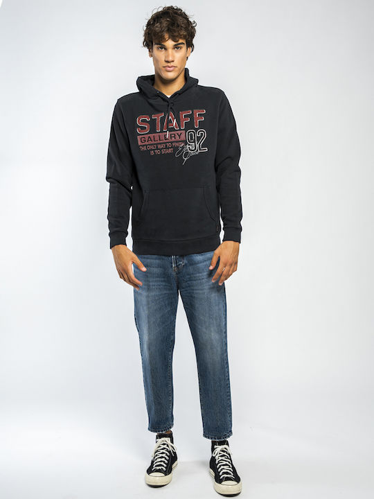 Odel Sweatshirt with Hood Black