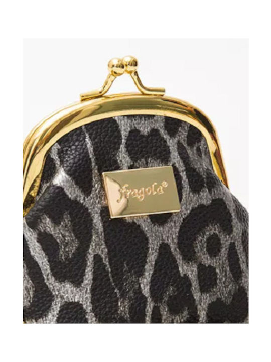 Fragola -1 Small Women's Wallet Silver Leopard