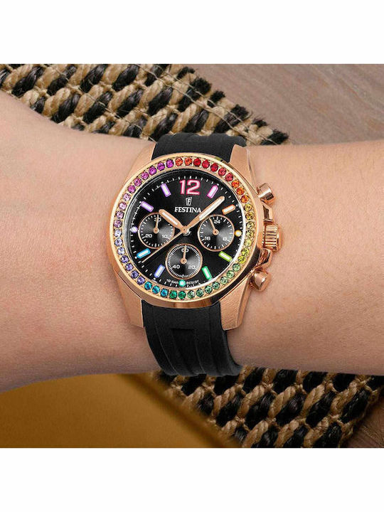Festina Boyfriend Rainbow Ceas cu Mecanism pe Baterie Festina Boyfriend Rainbow Ceas cu Mecanism pe Baterie