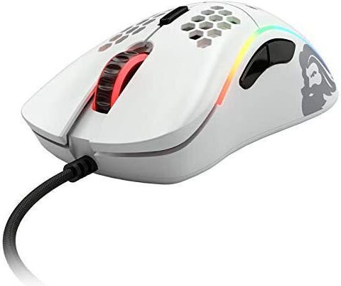 Glorious PC Gaming Race Model D RGB Gaming Mouse 12000 DPI Matte White
