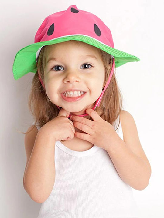 Zoocchini Παιδικό Καπέλο Bucket Υφασμάτινο Αντηλιακό Καρπουζάκι Φούξια