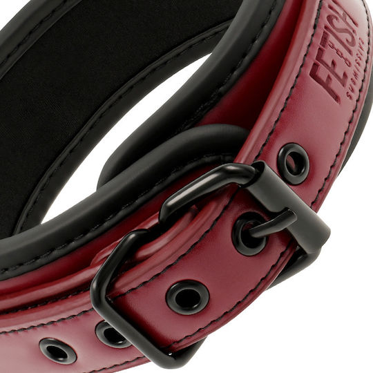 Fetish Submissive Halsband in Rot Farbe