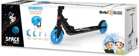 Buki Kids Foldable 2-Wheel Scooter for 8+ Years Light Blue