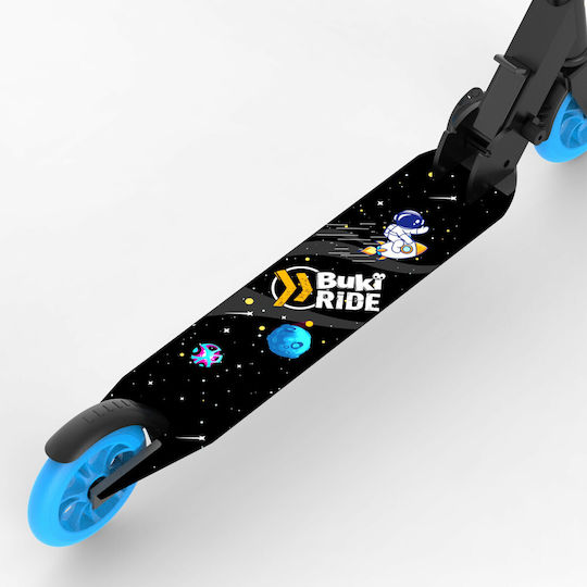 Buki Kids Foldable 2-Wheel Scooter for 8+ Years Light Blue