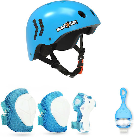 Buki Kids Foldable 2-Wheel Scooter for 8+ Years Light Blue