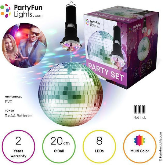 Party Fun Lights Φωτιζόμενη Nτισκομπάλα 86277 LED