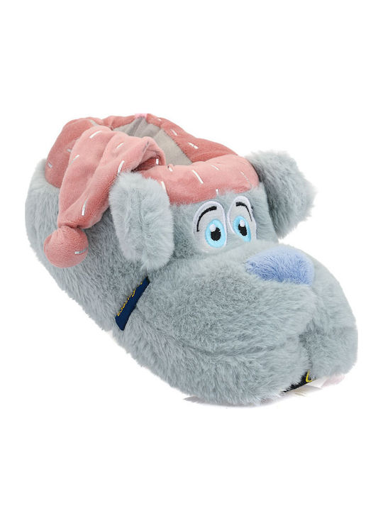 Tevere Women's Slippers with Animals Gray