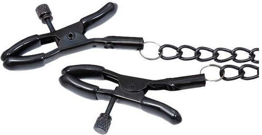 IntoYou Diamond Line Collar With Nipple Clamps BDSM Kit σε Κόκκινο Χρώμα