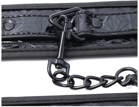 IntoYou Sapphire Ankle Cuffs Χειροπέδες σε Μαύρο Χρώμα