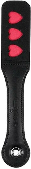 Sportsheets Leather Impression Paddle Paddle σε Μαύρο Χρώμα