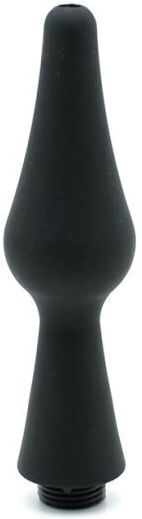 Rimba Latex Play Intimate Shower Head Πρωκτική Σφήνα Black 14cm