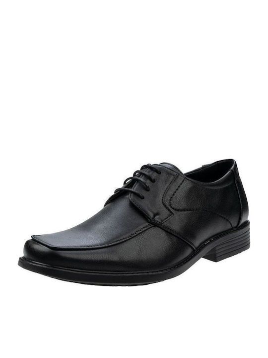 Leder Herren Freizeitschuhe Schwarz