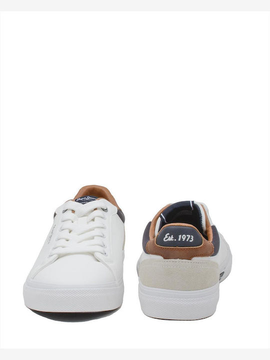 Kenton Retro Ανδρικά Sneakers Λευκά
