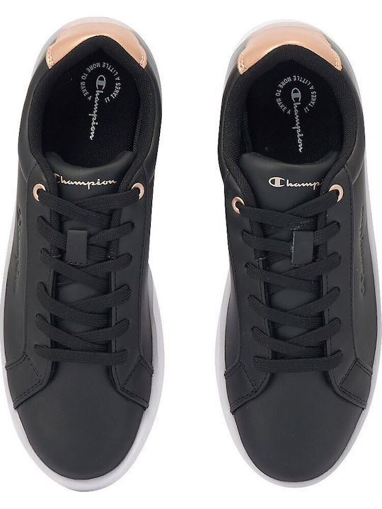 Contea Damen Flatforms Sneakers Schwarz