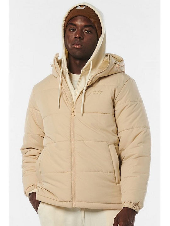Winter Jacke Puffer Beige