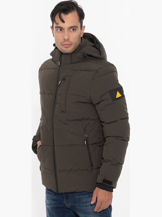 Winter Jacket Puffer Khaki