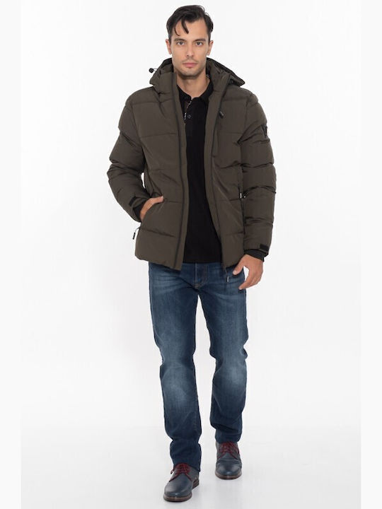 Winter Jacket Puffer Khaki