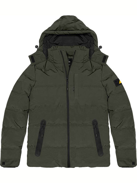 Winter Jacket Puffer Khaki
