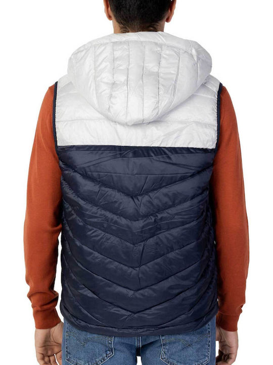 Jack & Jones Men's Sleeveless Puffer Jacket Navy Blazer