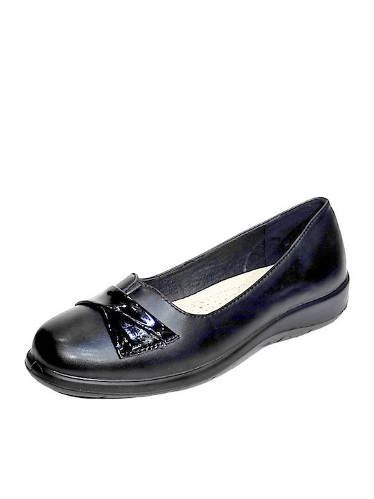 Anatomic Synthetic Leather Ballerinas 20312-2 Black