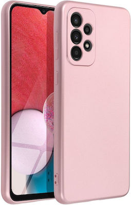 Forcell Metallic Silicone Back Cover Pink (Galaxy A52 / A52s)