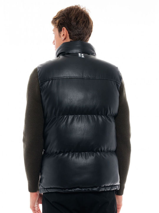 Splendid Men's Sleeveless Puffer Jacket Black/Navy