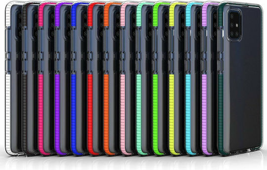 Hurtel Spring Case Back Cover Σιλικόνης 1mm Κίτρινο (Redmi Note 9)
