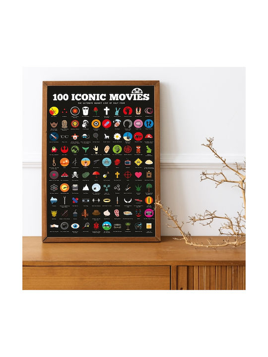 Out of the Blue Poster 100 Iconic Movies You Must See In Your Life Scratch 100 Movies You Must See 09029-3111 42x60cm