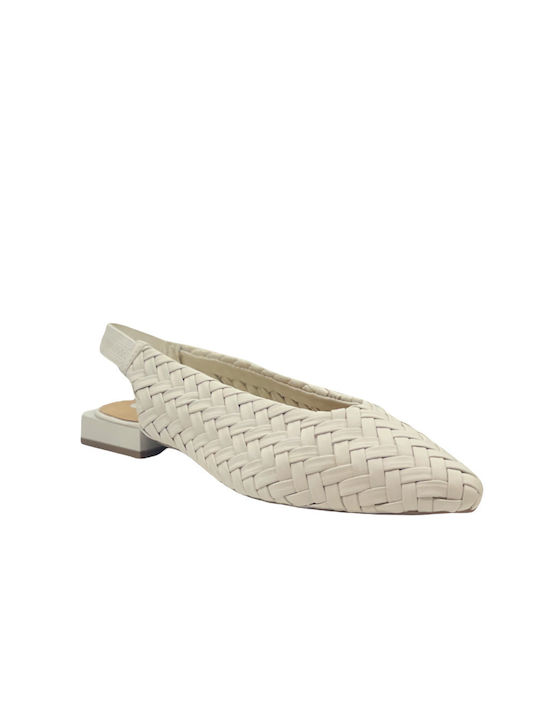 Gioseppo Pantofi balerini pentru femei Slingback Off White