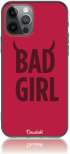Bad Girl Back Cover Silicone Red (iPhone 12 / 12 Pro)