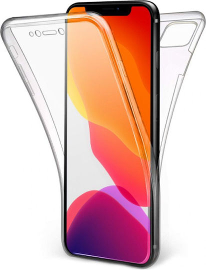 Forcell Front/Back Back Cover Σιλικόνης 0.3mm Διάφανο (iPhone X / Xs)