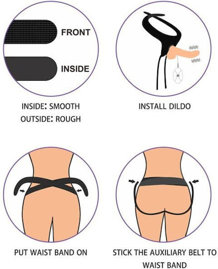 Lovetoy Ingen Easy Strapon Set Harness με Dildo 18cm και Δόνηση στο χρώμα του δέρματος