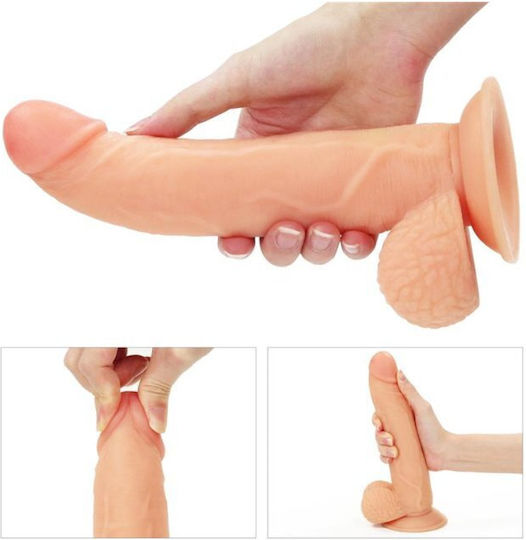 Lovetoy Ingen Easy Strapon Set Gurtzeug mit Dildo 20cm und Vibration in Farbe Flesh