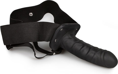 XR Size Matters Erection Assist Gurtzeug mit Dildo in Schwarz Farbe