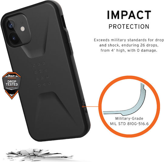 UAG Civilian Magsafe Back Cover Plastic 2mm Black (iPhone 14 Plus)