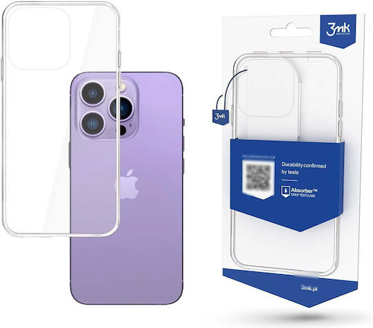 3MK Armor Задна корица Силикон 1.5мм Прозрачен (iPhone 14 Pro)