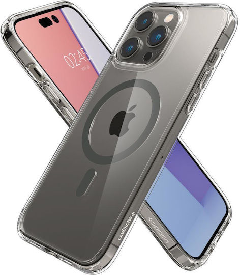 Spigen Ultra Hybrid Mag Back Cover Πλαστικό 2mm Graphite (iPhone 14 Pro)