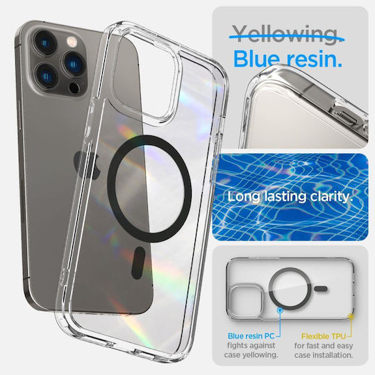 Spigen Ultra Hybrid Mag Back Cover Πλαστικό 2mm Graphite (iPhone 14 Pro)