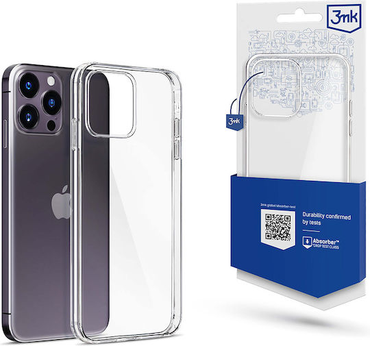 3MK Clear Back Cover Σιλικόνης 1.2mm Διάφανο (iPhone 14 Pro Max)