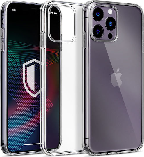 3MK Clear Back Cover Σιλικόνης 1.2mm Διάφανο (iPhone 14 Pro Max)
