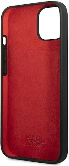 Karl Lagerfeld Plaque Back Cover Σιλικόνης Μαύρο (iPhone 13 mini)