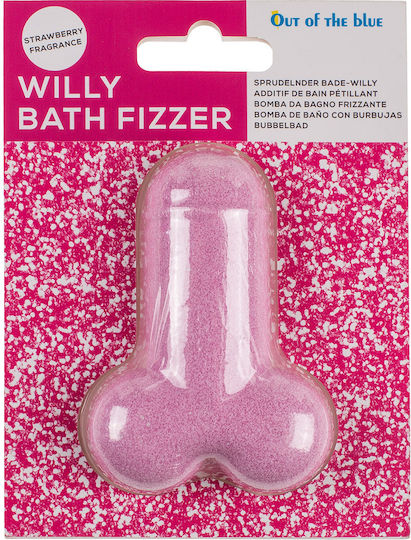Out of the Blue Willy Bath Fizzer Funny Sexy Gift Strawberry