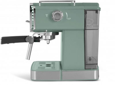 Livoo Mașină de cafea espresso 1350W Presiune 15bar Verde