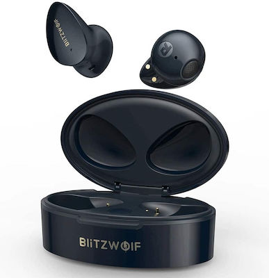 BlitzWolf BW-FPE2 Earbud Bluetooth Handsfree Headphone Sweat Resistant and Charging Case Black